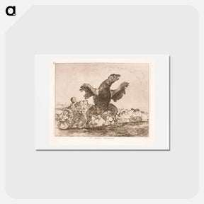 アートポストカード-The Vulture - フランシスコ デ ゴヤ Postcard.