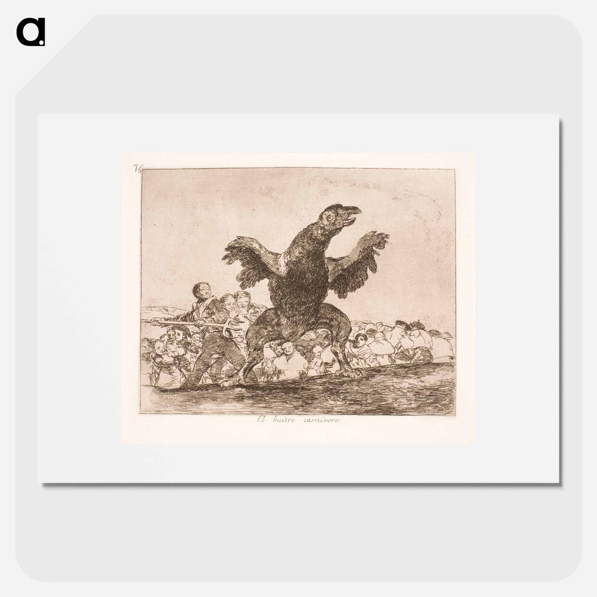 The Vulture - Francisco de Goya Poster.