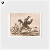 アートポストカード-The Vulture - フランシスコ デ ゴヤ Postcard.