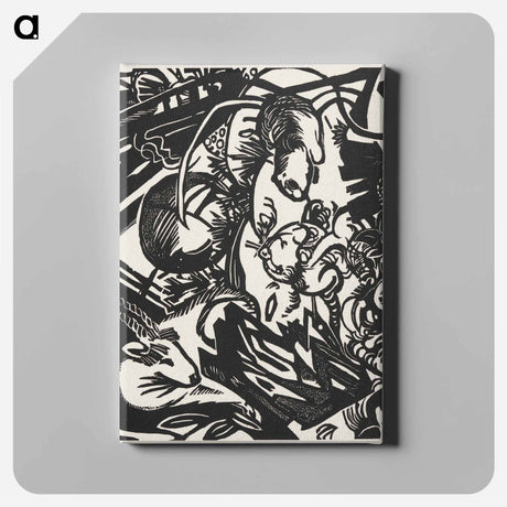 アートパネル-Animal Legend - フランツ マルク Canvas.