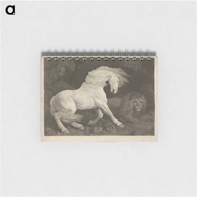 アートメモ帳-A Horse Affrighted by a Lion
 - ジョージ スタッブス Memo.