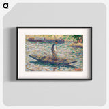 A Fisherman - Georges Seurat Poster.