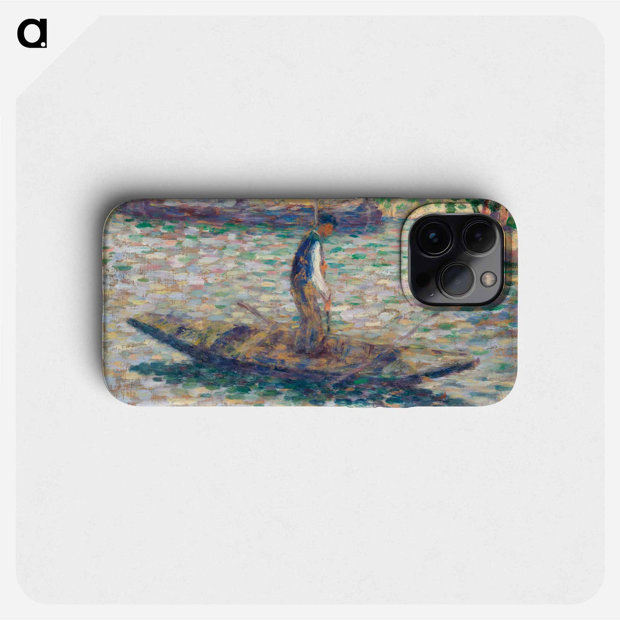 A Fisherman - Georges Seurat Phone Case.