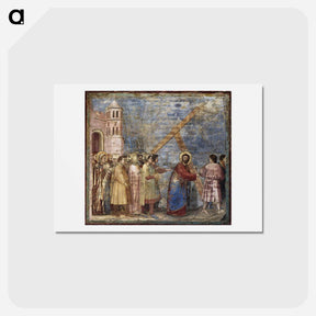 アートポストカード-The Road to Calvary - ジョット ディ ボンドーネ Postcard.