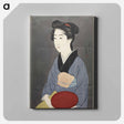 アートパネル-Waitress with a Red Tray
 - 橋口 五葉 Canvas.