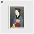 アートポストカード-Waitress with a Red Tray
 - 橋口 五葉 Postcard.