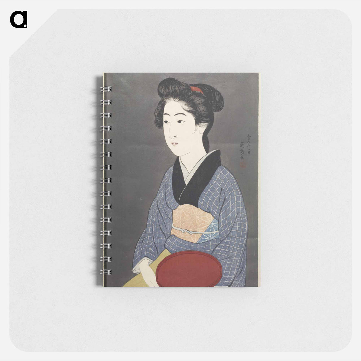 アートメモ帳-Waitress with a Red Tray
 - 橋口 五葉 Memo.
