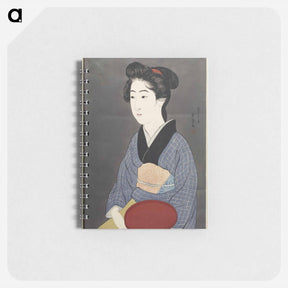 アートメモ帳-Waitress with a Red Tray
 - 橋口 五葉 Memo.
