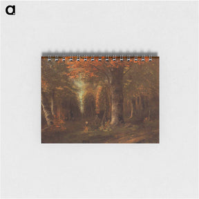 アートメモ帳-The Forest in Autumn - ギュスターヴ クールベ Memo.