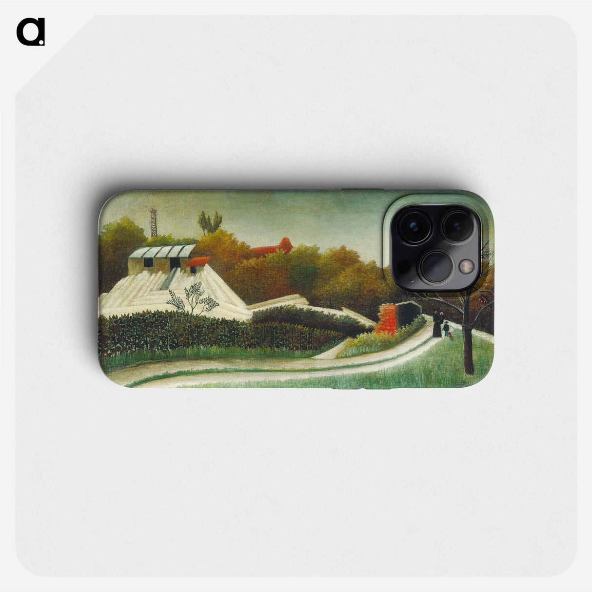 Sawmill, Outskirts of Paris - アンリ ルソー Phone Case.