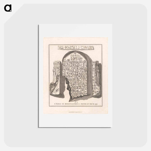 A Table of Heiroglyphics
 - ジェームス ヒース Postcard.