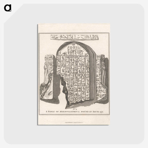 A Table of Heiroglyphics
 - ジェームス ヒース Postcard.