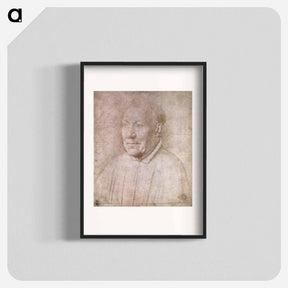 アートポスター-Portrait of Cardinal Albergati - ヤン ファン エイク Poster.