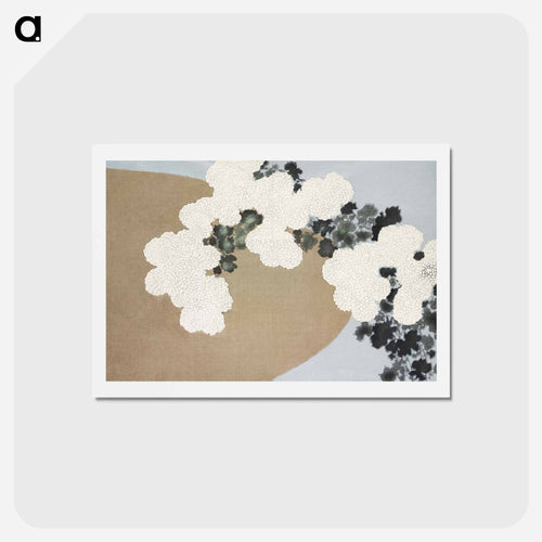 Blossom from Momoyogusa–Flowers of a Hundred Generations - 神坂 雪佳 Postcard.
