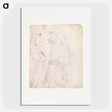 Leonardo da Vinci's Study of a Madonna - レオナルド ダ ヴィンチ Poster.