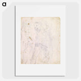 Leonardo da Vinci's Study of a Madonna - レオナルド ダ ヴィンチ Poster.