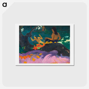 アートポストカード-By the Sea - ポール ゴーギャン Postcard.