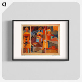 アートポスター-Temple Gardens
 - パウル クレー Poster.