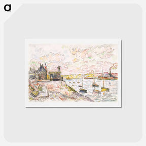 アートポストカード-Quilleboeuf - ポール シニャック Postcard.