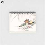 アートメモ帳-Mandarin Duck and Pearl Barley
 - 鳥類図鑑 Memo.