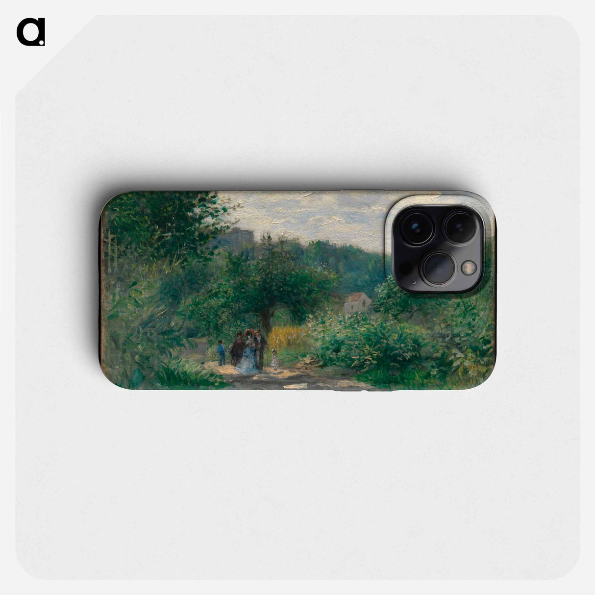 A Road in Louveciennes - Pierre Auguste Renoir Phone Case.