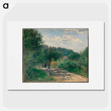 A Road in Louveciennes - ピエール オーギュスト ルノワール Poster.