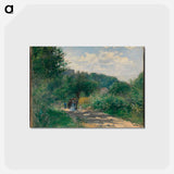 アートポストカード-A Road in Louveciennes - ピエール オーギュスト ルノワール Postcard.