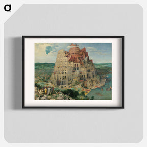 アートポスター-The Tower of Babel - ピーター ブリューゲル Poster.