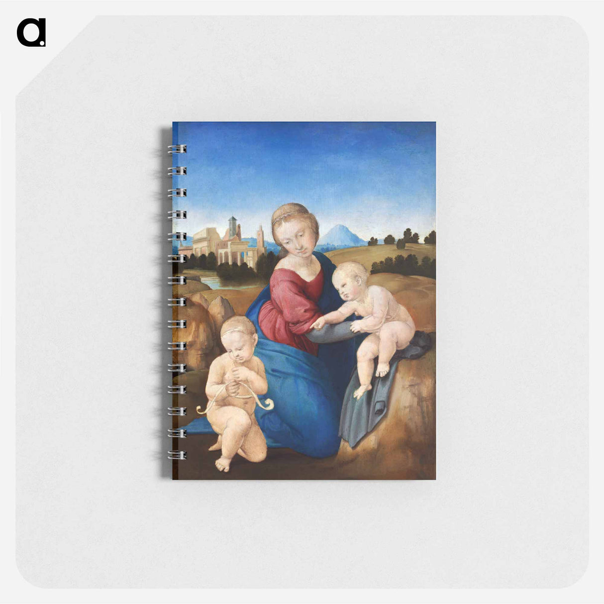 Raphael's Madonna and Child with the Infant Saint John - ラファエロ サンティ Memo.