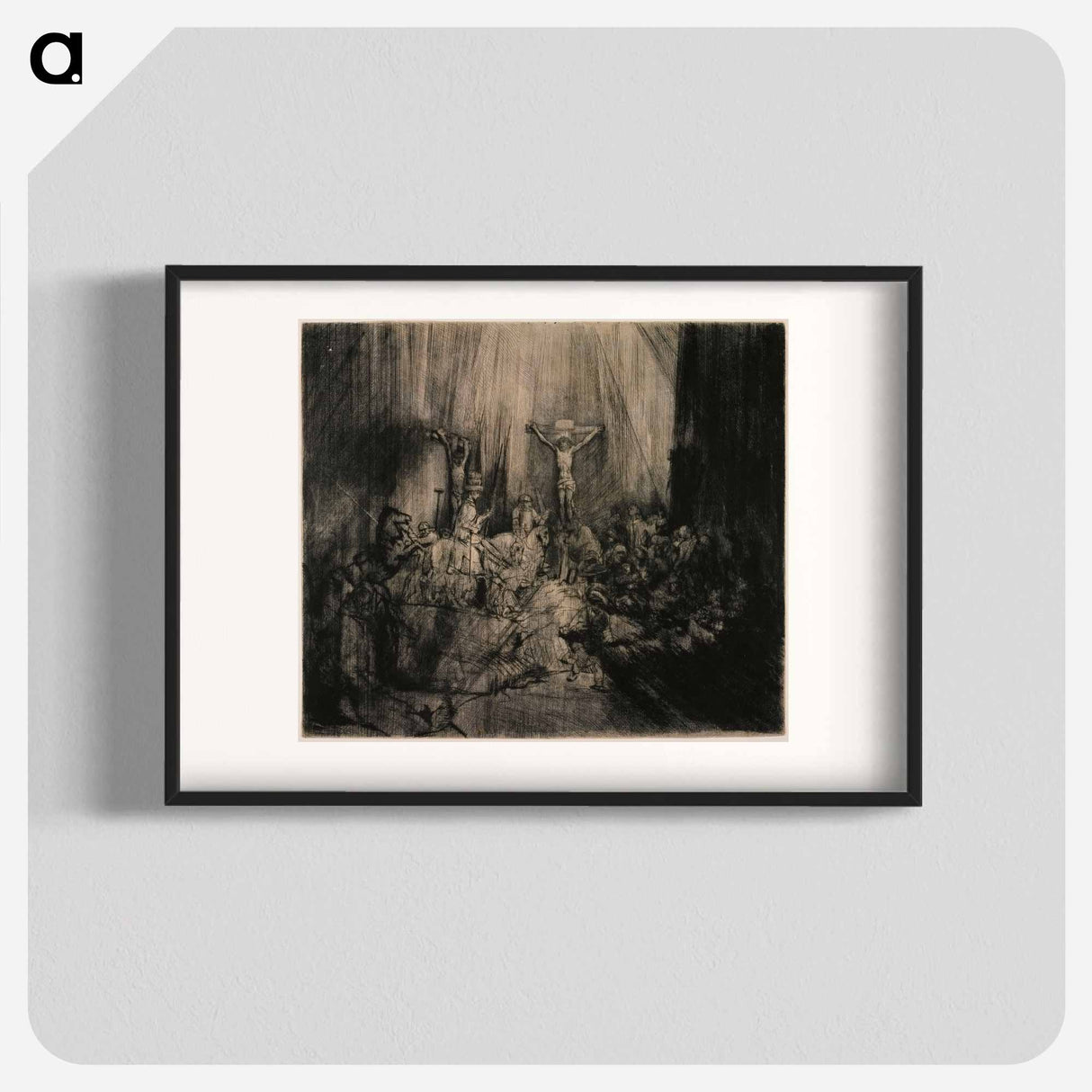 Rembrandt van Rijn's large oblong plate - Rembrandt van Rijn Poster.
