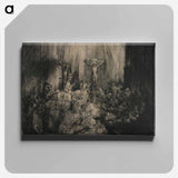 アートパネル-Rembrandt van Rijn's large oblong plate - レンブラント ファン レイン Canvas.