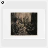 Rembrandt van Rijn's large oblong plate - Rembrandt van Rijn Poster.