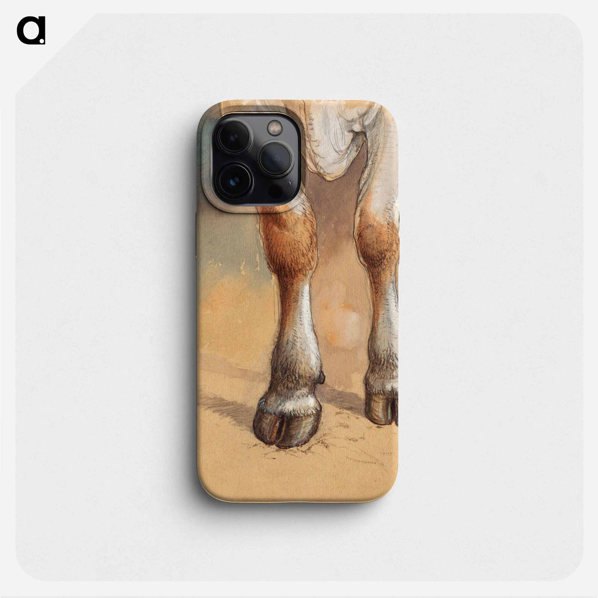 Forelegs of a Standing Cow or Ox, Newport by Samuel Colman - サミュエル コールマン Phone Case.