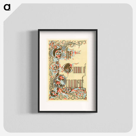 アートポスター-Nineteenth-Century Ornament
 - 装飾の文法 Poster.