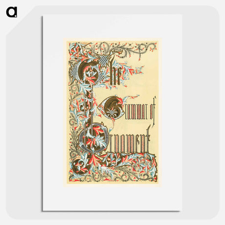 アートポスター-Nineteenth-Century Ornament
 - 装飾の文法 Poster.
