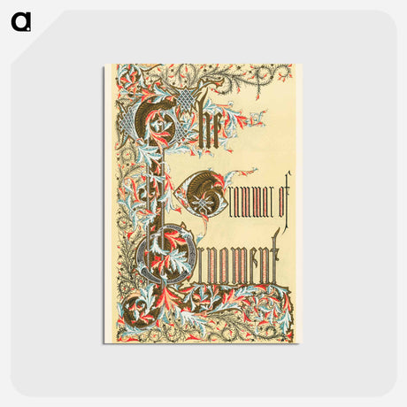 アートポストカード-Nineteenth-Century Ornament
 - 装飾の文法 Postcard.