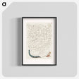 アートポスター-Caterpillar and Insect from Mira Calligraphiae Monumenta
 - 書道のお手本 Poster.