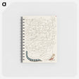 アートメモ帳-Caterpillar and Insect from Mira Calligraphiae Monumenta
 - 書道のお手本 Memo.