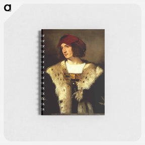 アートメモ帳-Portrait of a Man in a Red Cap - ティツィアーノ ヴェチェッリオ Memo.