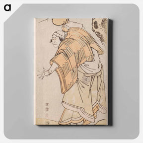 アートパネル-Kabuki Actor Nakamura Nakazō II as Aramaki Mimishirō Kanetora in Uruō Toshi Meika No Homare - 東洲斎 写楽 Canvas.