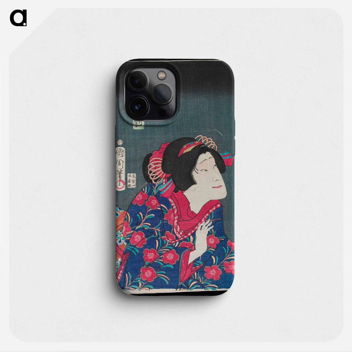 Sawamura Tanosuke as Princess Kiyo - Toyohara Kunichika Phone Case.