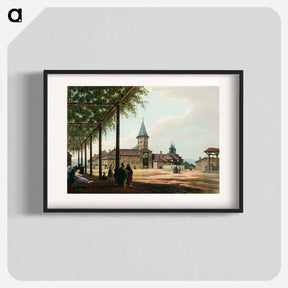 アートポスター-Entrance to the Convent of St. Mary - オスマン帝国領内の景色 Poster.