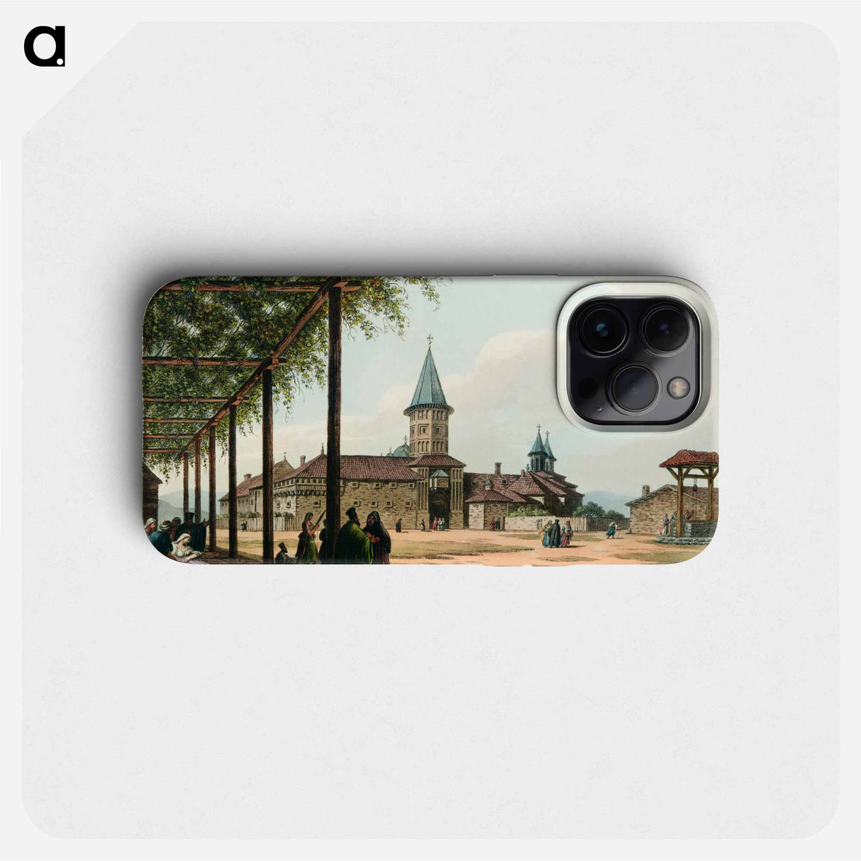 Entrance to the Convent of St. Mary - オスマン帝国領内の景色 Phone Case.