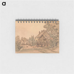 アートメモ帳-A Street in a Country Village - ウィリアム ヘンリー ハント Memo.