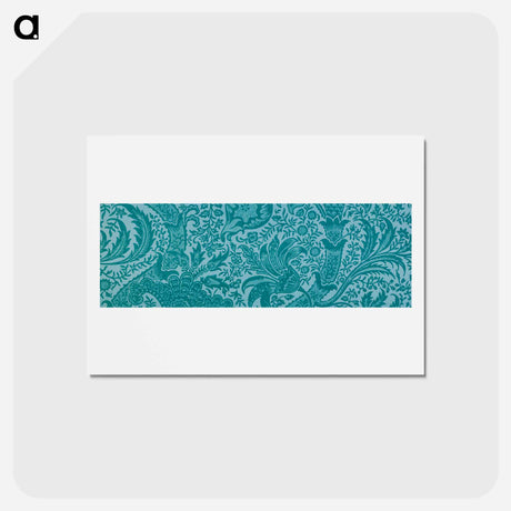 アートポストカード-Indian pattern - ウィリアム モリス Postcard.