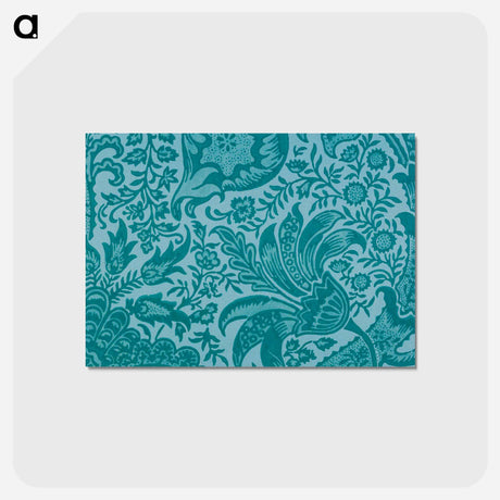 アートポストカード-Indian pattern - ウィリアム モリス Postcard.