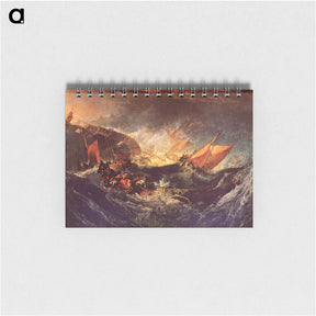 アートメモ帳-The Wreck of a Transport Ship - ウィリアム ターナー Memo.