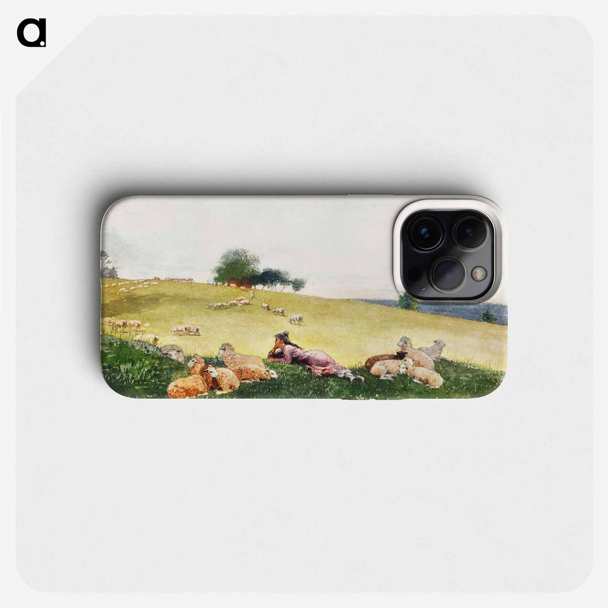 Shepherdess of Houghton Farm - ウィンスロー ホーマー Phone Case.