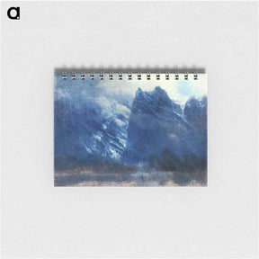 アートメモ帳-Yosemite Valley Twin Peaks - アルバート ビアスタット Memo.