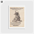 アートポストカード-Title page with Christ as a man of sorrows - アルブレヒト デューラー Postcard.